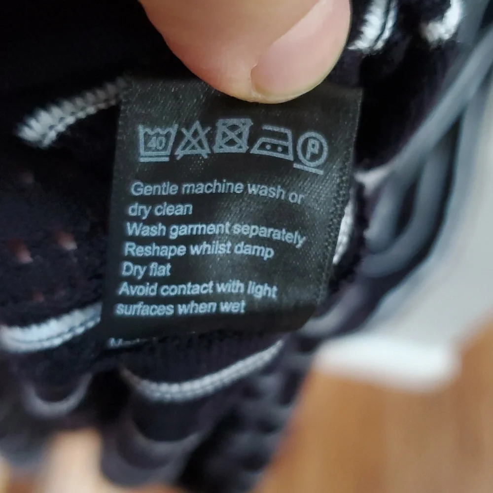 ME+EM cotton stripe Elegant Black Striped maxi dress - Picture 9 of 11